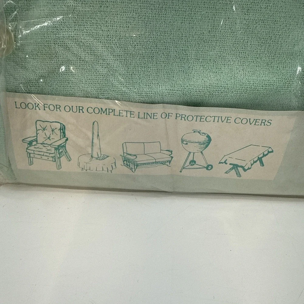 Vintage Lounge Chair Cover Terry Cloth Wellington S35200 Seafoam‎ Green
